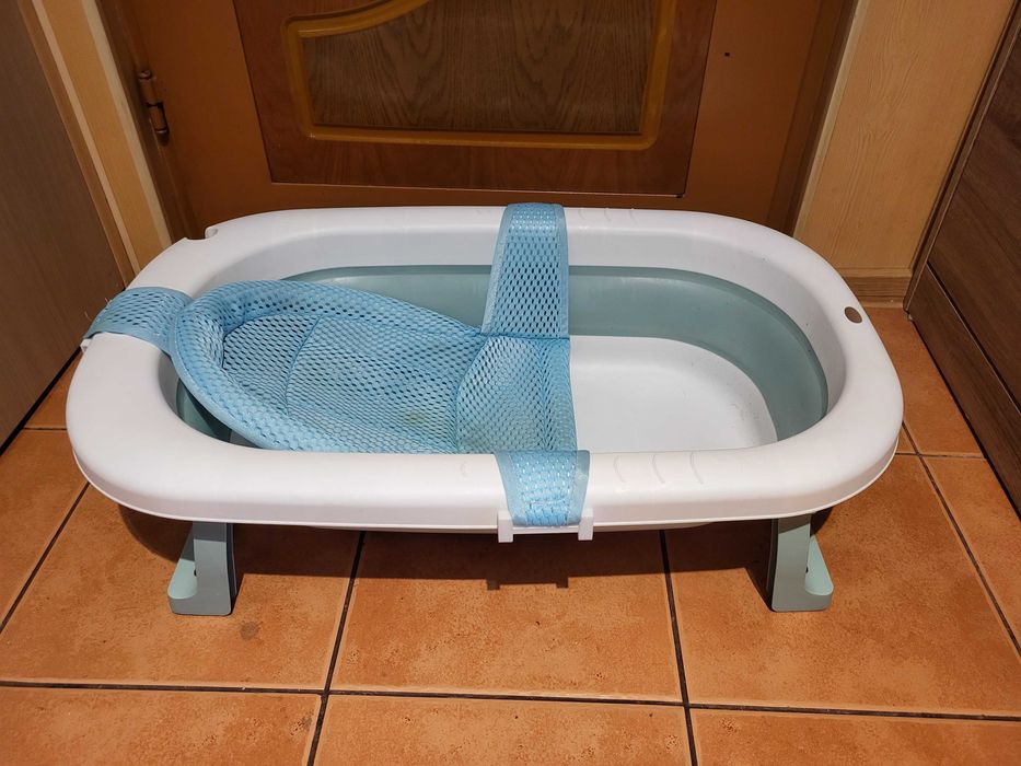 Cadita baie pentru bebe cu sezlong