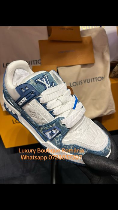 Adidasi Louis Vuitton trainer PREMIUM FULL BOX ! Reducere !