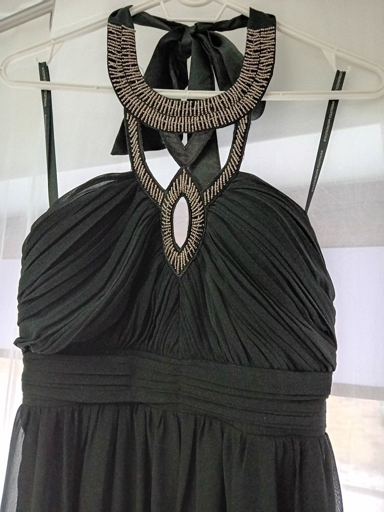 Официална черна рокля М