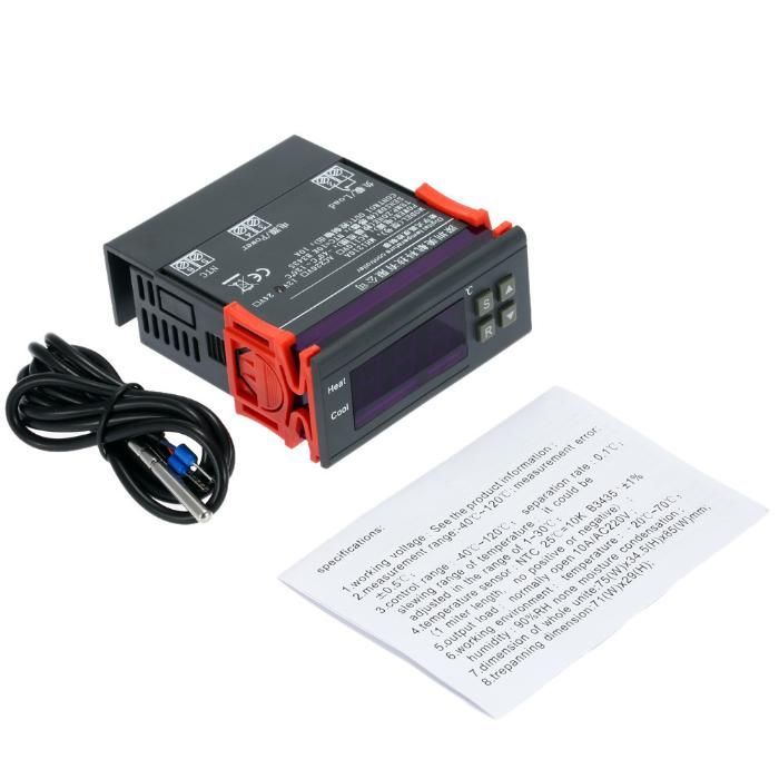 Termostat digital universal 12V sau 220V
