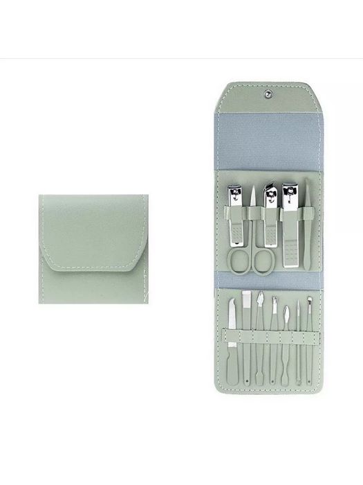 Маникюрный набор в чехле (новый, 12 предметов)