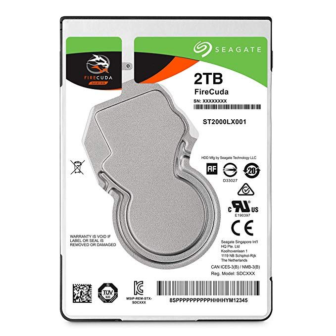 Гибридный диск (SSHD) 2,5 FireCuda 2Tb