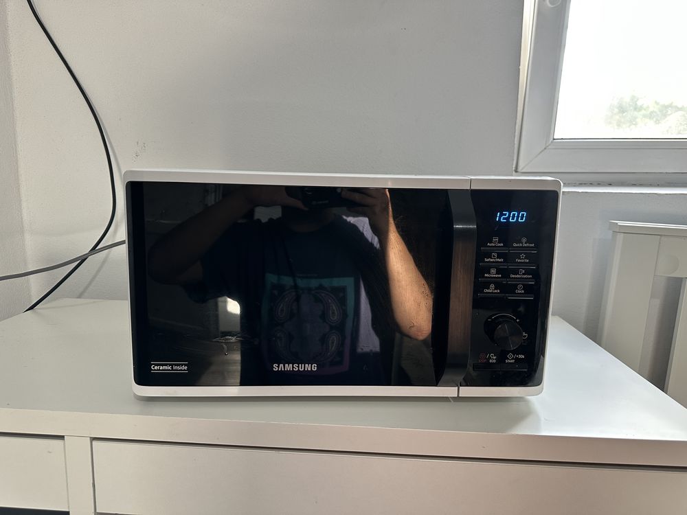 Cuptor microunde SAMSUNG MS23K3515AW/OL, 23l, 800W, alb