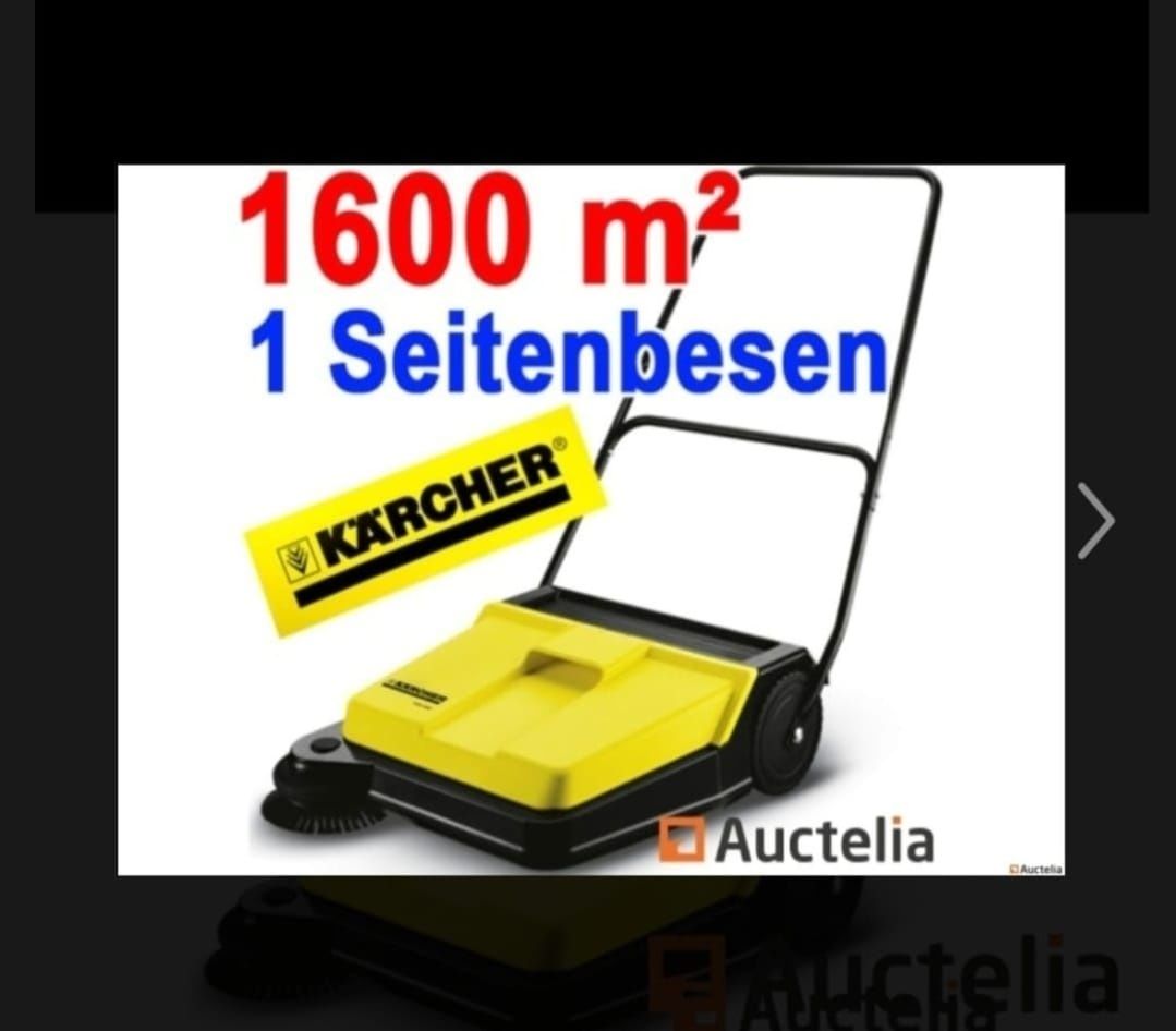 Matura Karcher km 550 curte hală trotuar pavaj matura mecanică