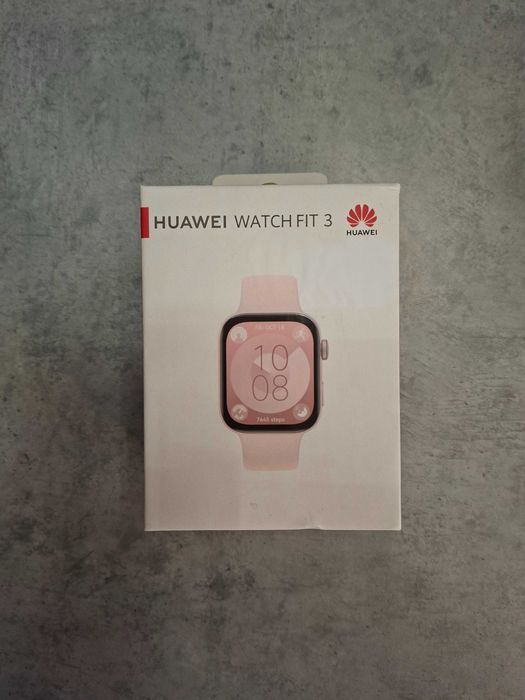 Смарт часовник HUAWEI WATCH FIT 3 PINK 43.2 MM Перфектен !!! Z-509