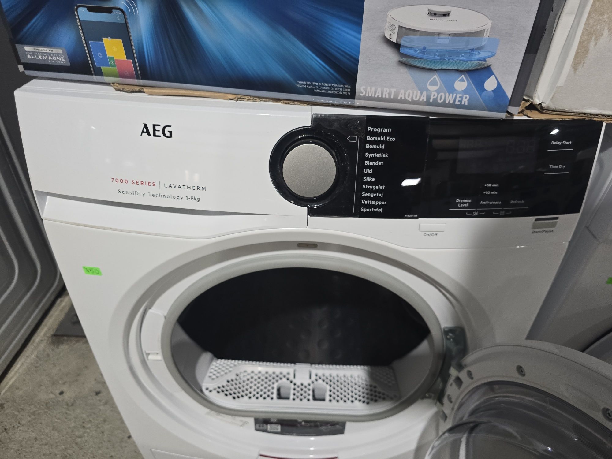 А+++Инверторна сушилня с термопомпа Аег/Aeg 8 кг