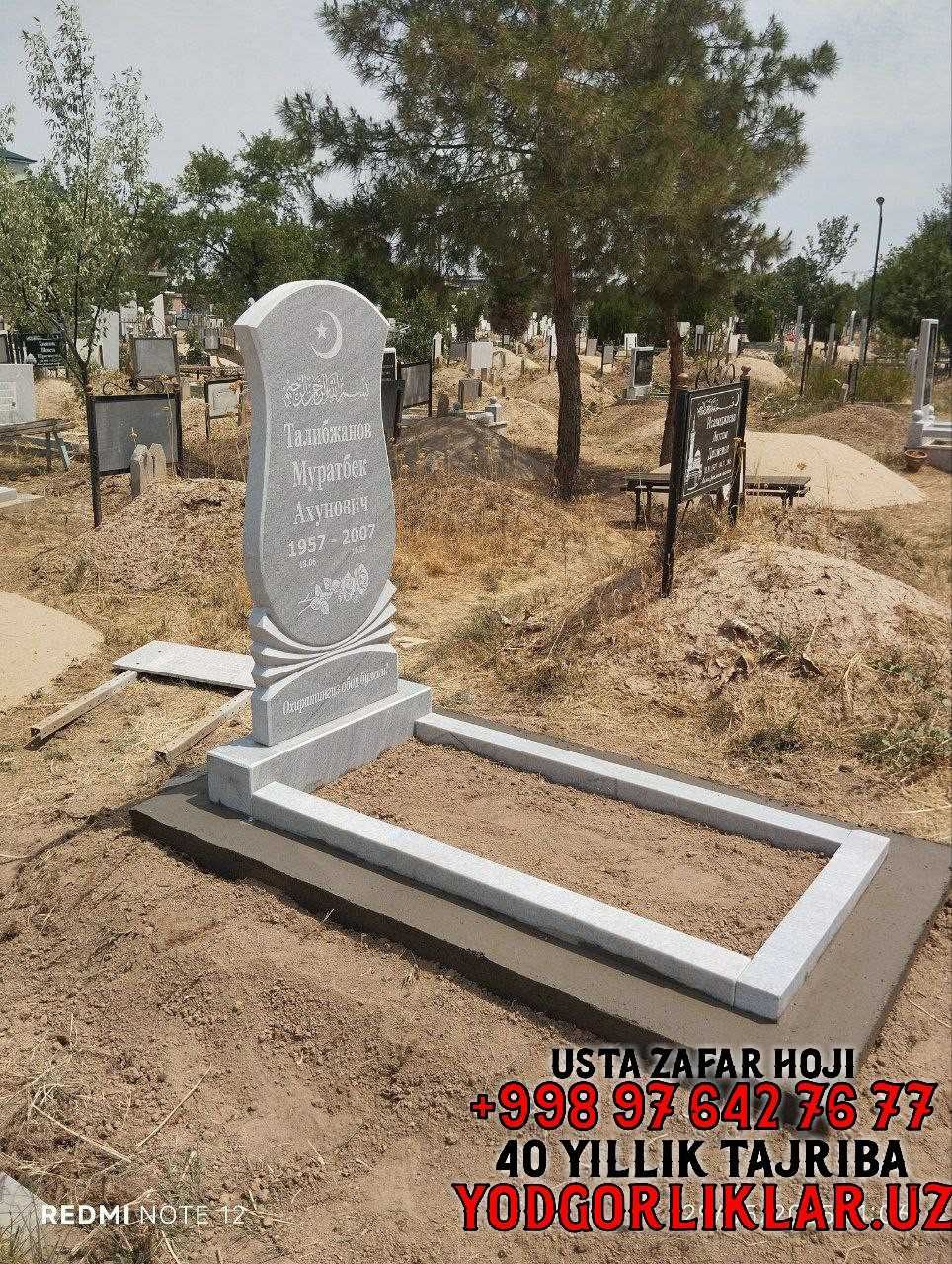 Qabr Toshlari Yunus Obod Yasash Toshkent Dostavka O'zbekiston Bo'yicha