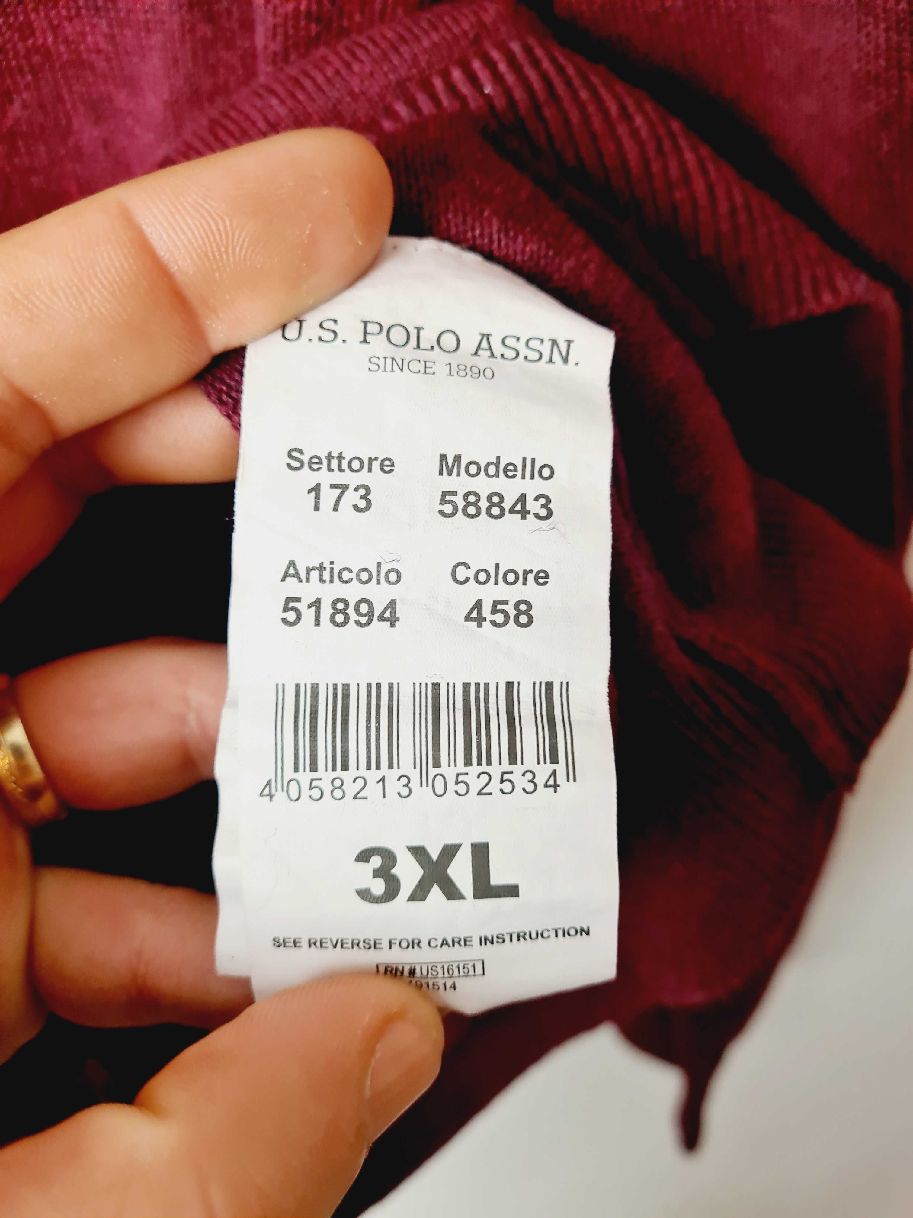 Bluza Pulover Flanel US Polo Assn