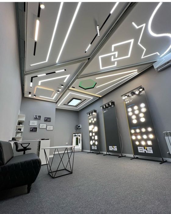 Натяжные потолки от 1500 тг м²