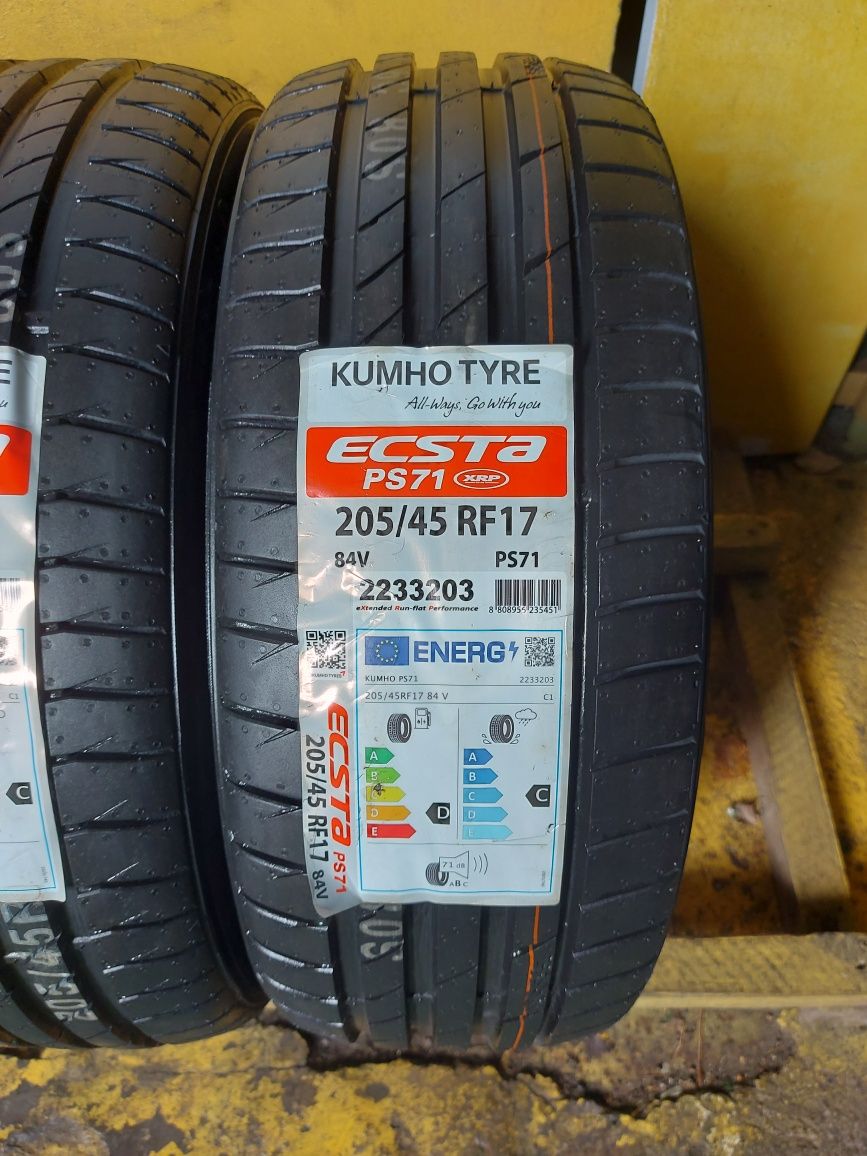 205 45 17 Kumho DOT 2022 vara runflat NOI