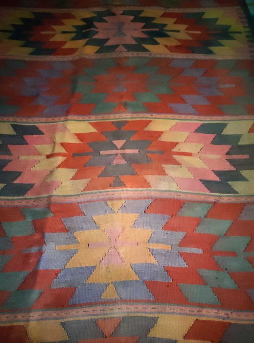 Старый гилам ручной работы 3,10 х 1,65м,мытый