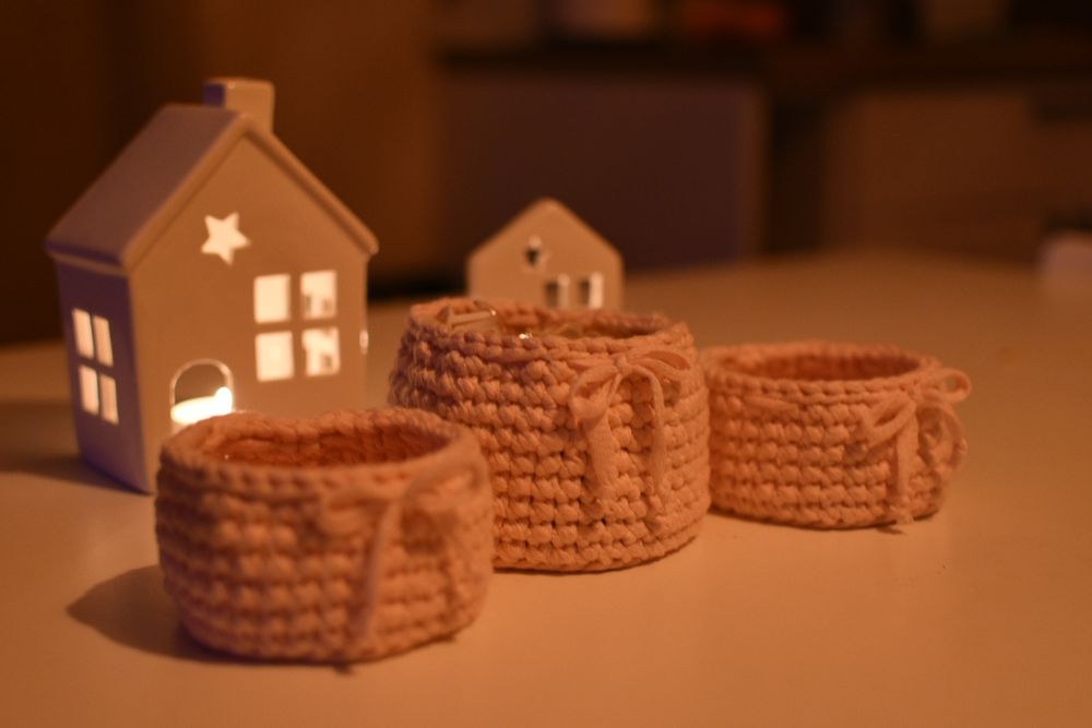 Плетени кошници за съхранение