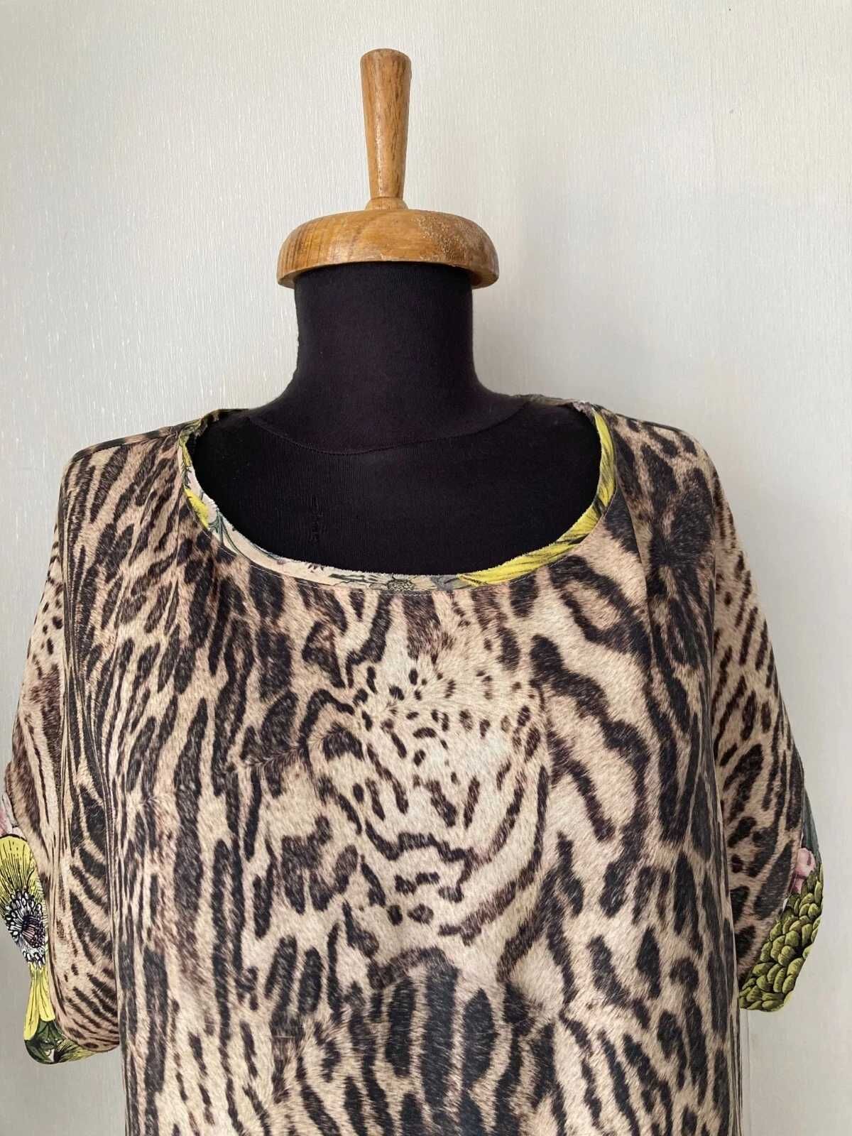 Marc Cain Silk женска копринена блуза блузка коприна размер N4 / 40