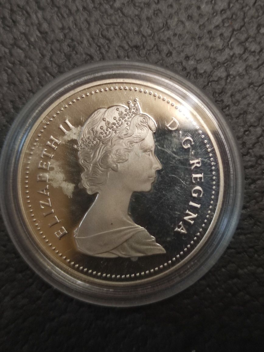 1 долар 1986 Канада. 100 години от  основаването на град Ванкувър