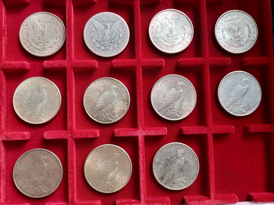 Monede argint sua morgan peace dolar 1890 - 1927 S