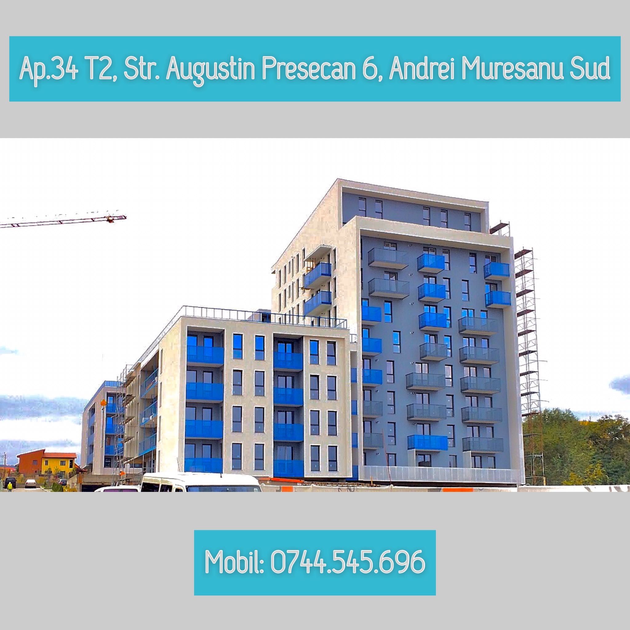 Chirie apartament cu 2 camere complet utilat - Andrei Muresanu Sud