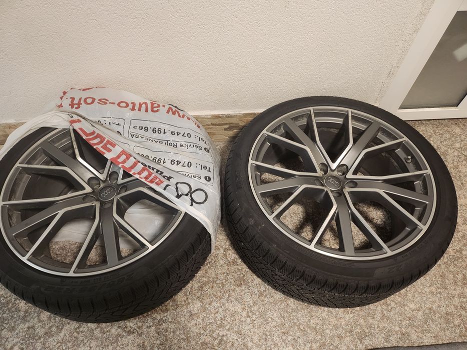 Vand 4 roti (jenti+cauciucuri de iarna) R22