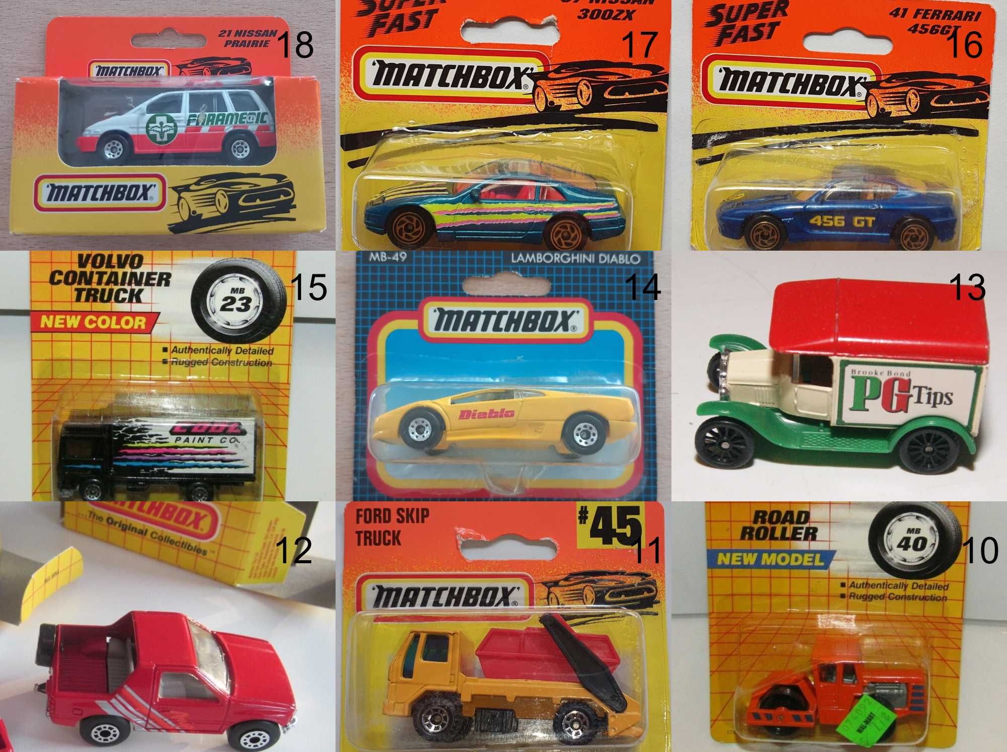 Метални колички Мачбокс Matchbox от различни години в мащаб 1:64 Част1