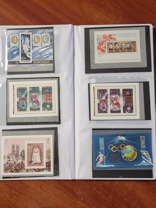 Colectie 250 COLITE FILATELICE, anii 1960-1970, straine USA, CCCP, etc