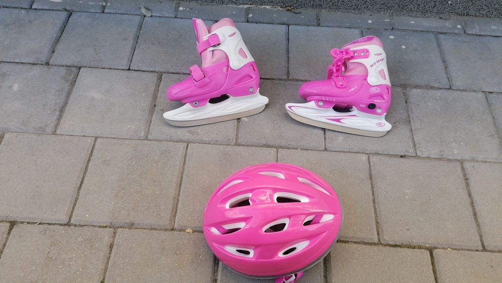 Patine și casca protecție copii 7 ani