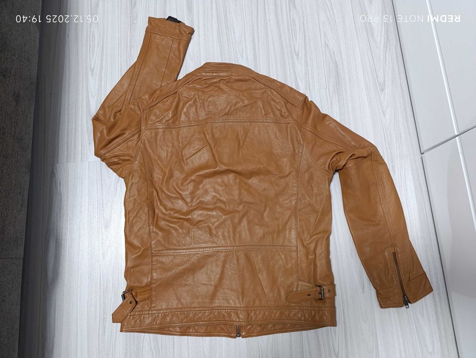 MARIO CONTI''оригинално мъжко кожено яке М размер