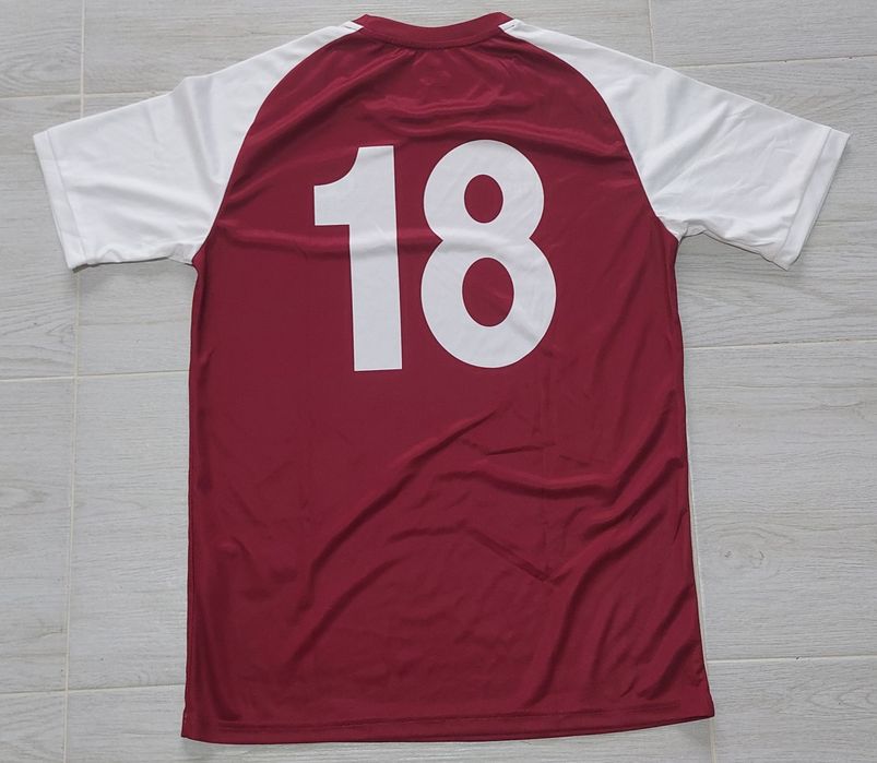 Tricou F.S.D. Pramaggiore #18 Vișiniu/Alb–L