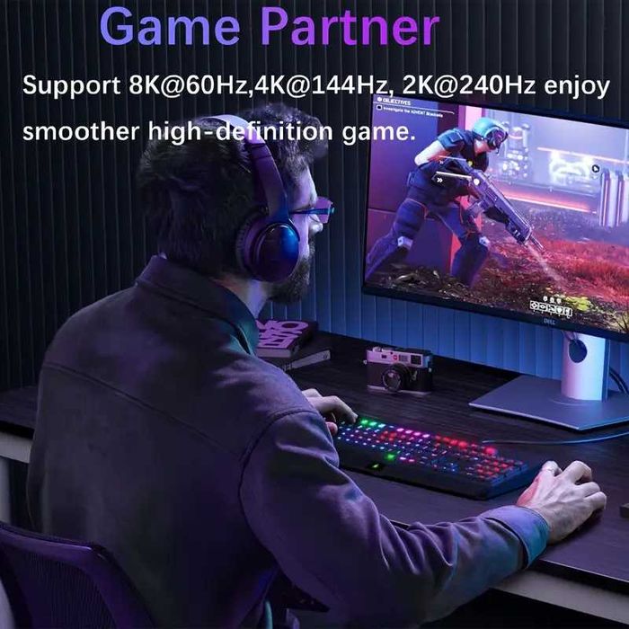 DP 1.4A / Professional DP 1.4A "FPS MAX" I-ZCLIVE* Cable Oxygen-pure*!