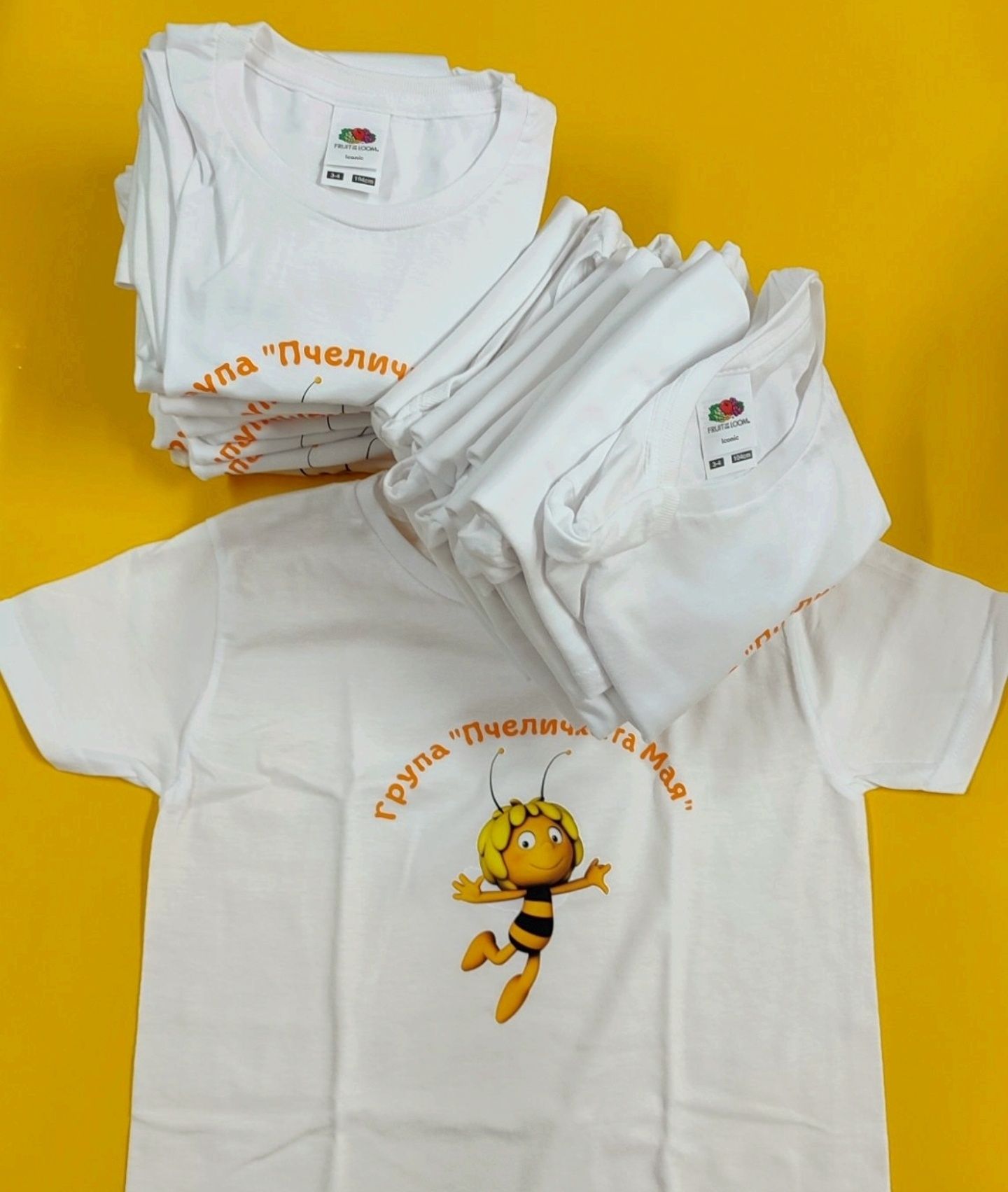 Детски тениски с качествен печат Детска градина ,Ясла ,Училище