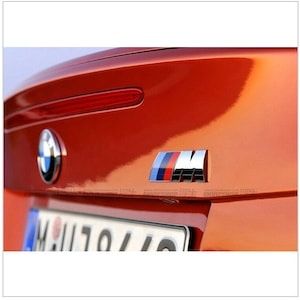 Emblema M power spate portbagaj BMW dimensiuni 3x9 cm