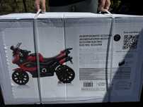 Vand Motocicleta copii rosie cu negru
