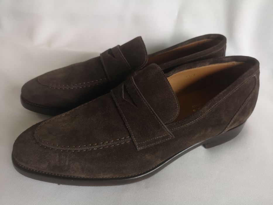 Boggi Milano, мъжки обувки естествен велур, номер 41