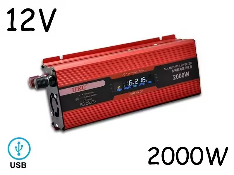 Инвертор 2000w lcd дисплей