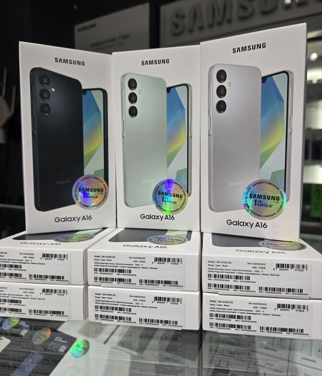 Samsung Galaxy A16 Optom va Dona Super Skidka+Garantiya+Dastavka