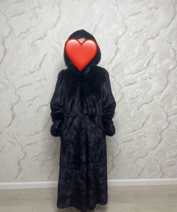 Шуба норковая длинная