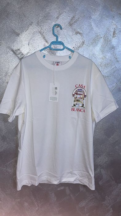 Casa Blanca PREMIUM – Alb cu print | S–XXL)