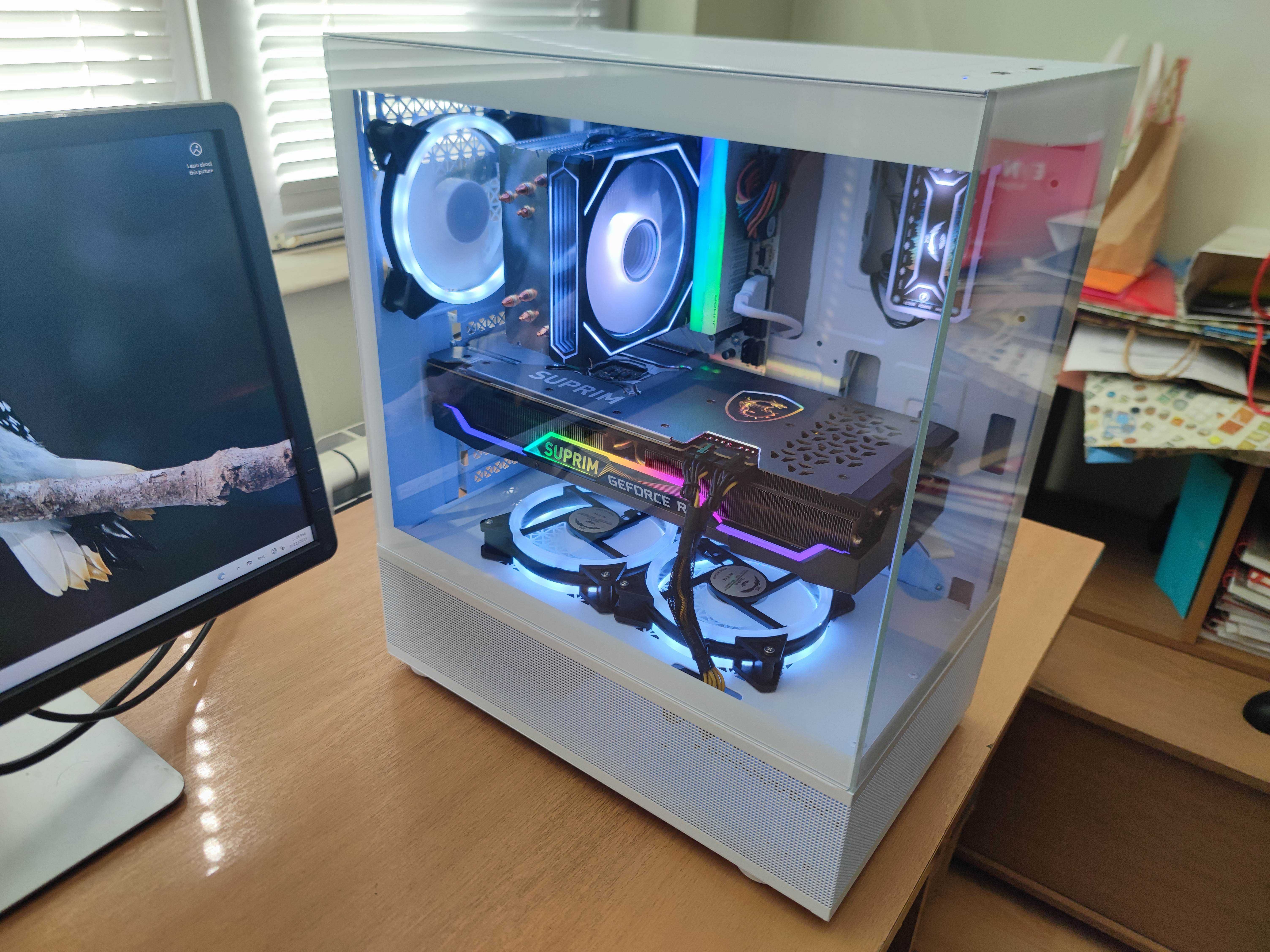 Геймърски компютър, Ryzen 8400f, Rtx 3070, 32gb DDR5, 1tb Nvme, 750W
