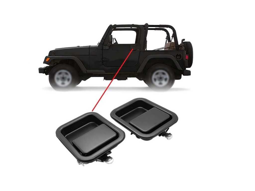 Външна дръжка за предна лява/дясна врата Jeep Wrangler YJ Facelift, TJ