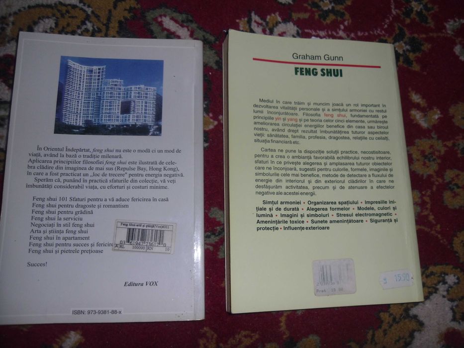 carte  Feng-shui ,Yoga