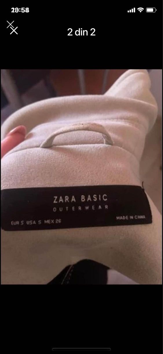 Geaca piele Zara