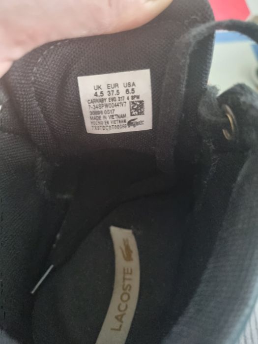 Ghete Lacoste 37-38 37,5 originali ,Sh