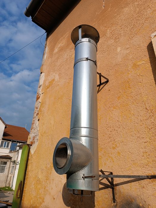 Vand cos de fum (horn) dublu izolate