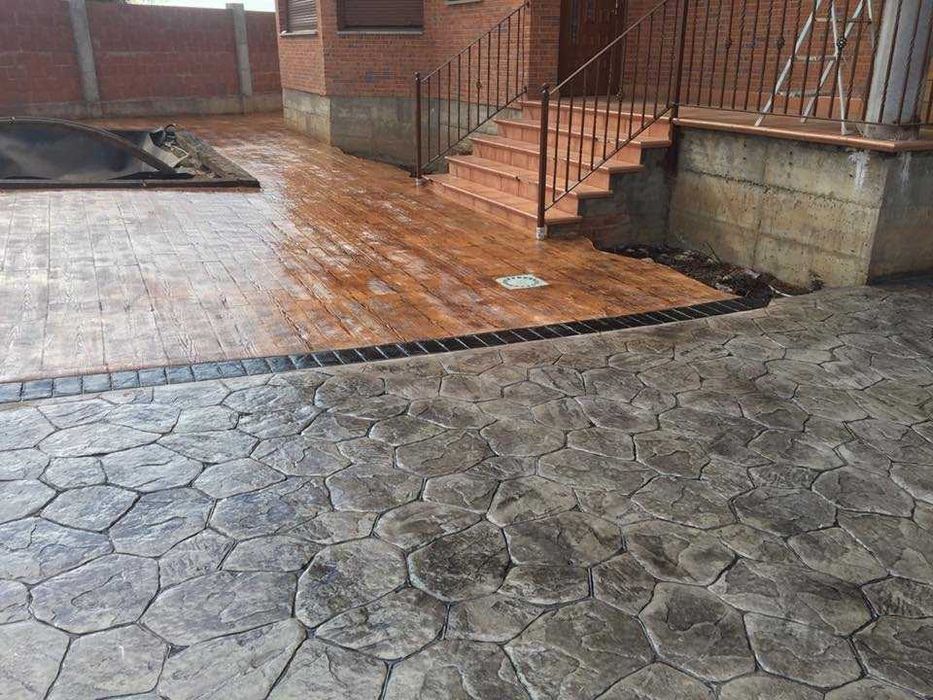 Beton amprentat  exterior