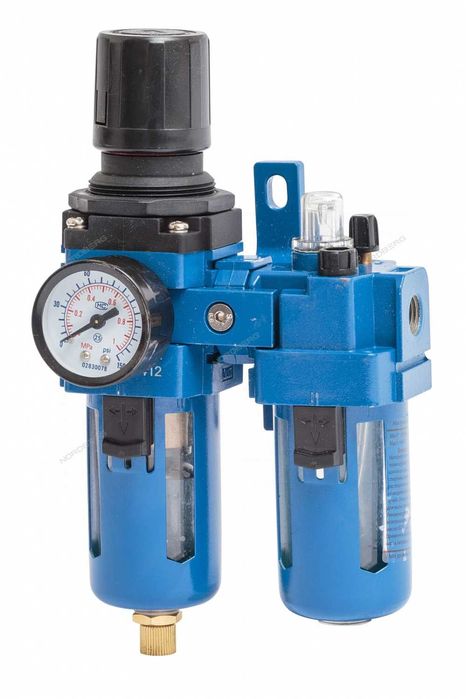 Nordberg Воздушный фильтр с редуктором и лубрикатором 1/4", NP8412
