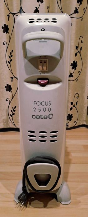 Calorifer electric 11 elementi, 3 trepte putere, 2500W, alb