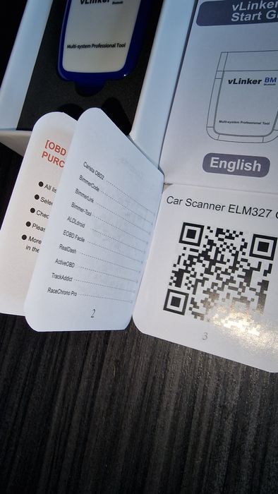 Diagnoza BMW VGate Vlinker BM+ BT BLE Bimmecode iphone Android NOU