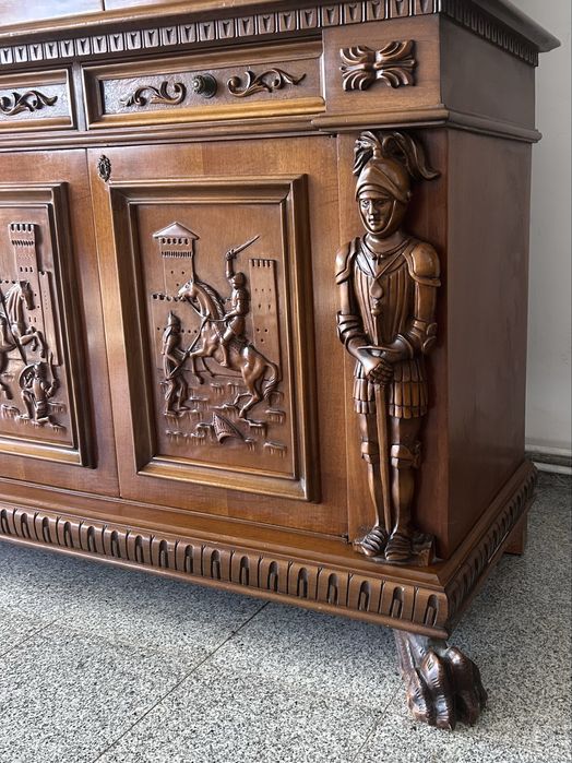 Vitrina / biblioteca din lemn