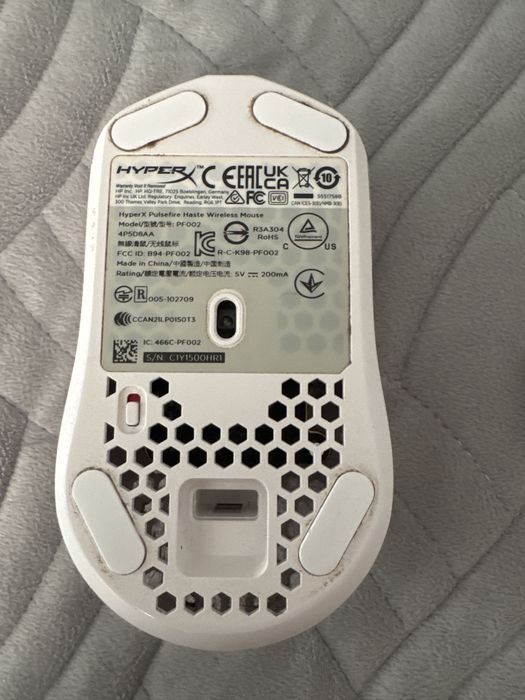 Мышка HyperX Pulsefire haste wireless