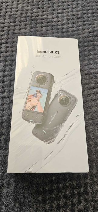 Camera video sport Insta360 X3 5.7K, 360°, Negru