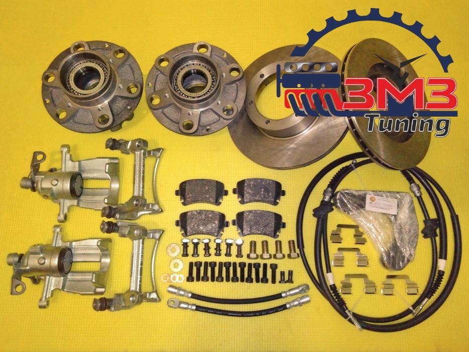 Задние дисковые тормоза ГАЗЕЛЬ, Волга  с ручником КОМПЛЕКТ