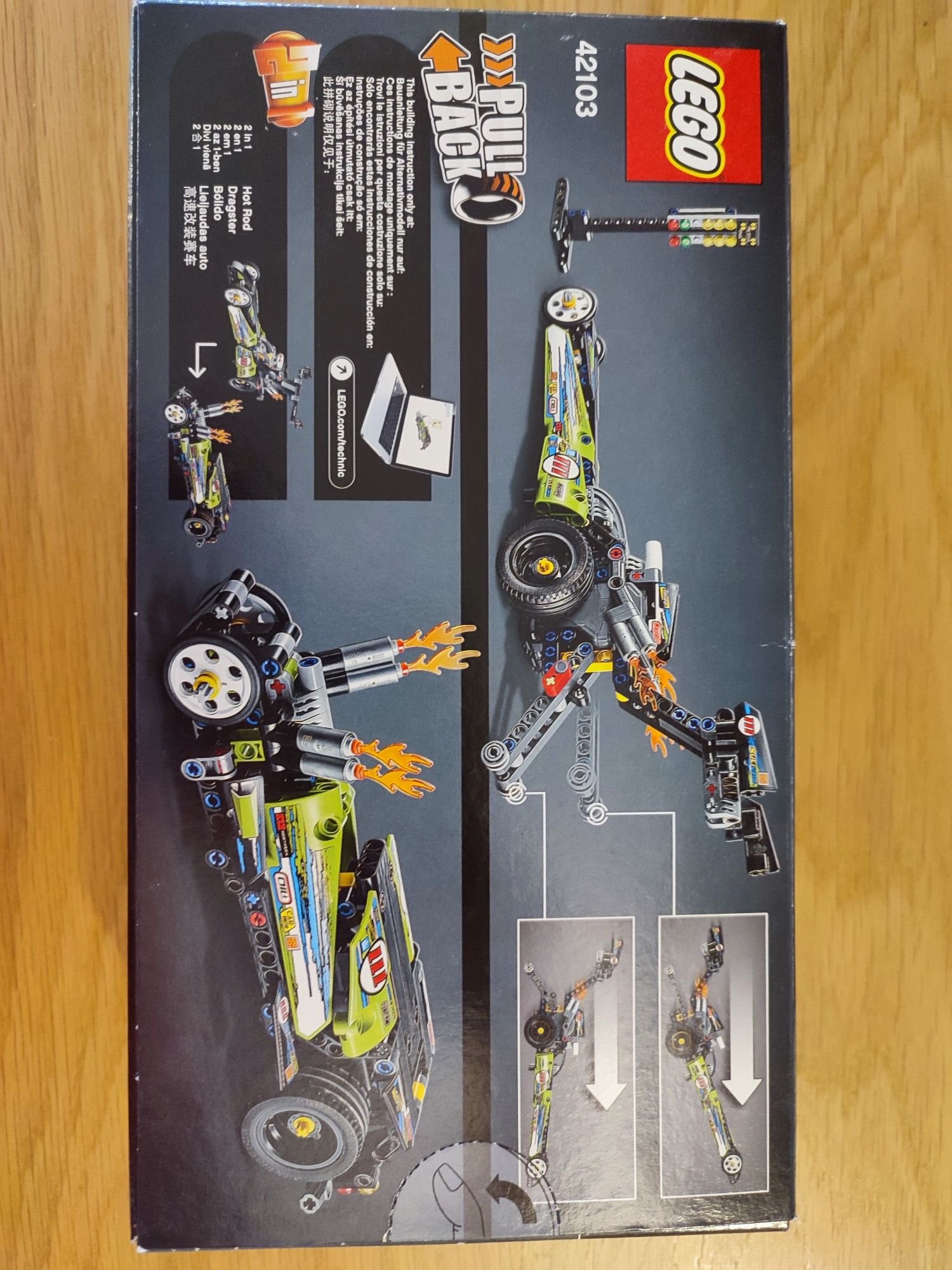 Lego Technic 2 in 1 Dragster 42103